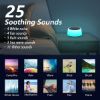 Picture of Color Noise Sound Machines with 10 Colors Night Light 25 Soothing Sounds and Sleep White Noise Machine 32 Volume Levels 5 Timers Adjustable Brightness Memory Function for Adults Kids Baby