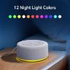 Picture of Sound Machine Night Light White Noise Brown Noise Machine 30 Non Looping Sounds 12 Lights 5 Timers 36 Adjustable Volume Memory Function Sleep Sounds Machine for Baby Kids Adult & Home Office Travel