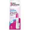 Picture of FIRST RESPONSE Comfort Check Pregnancy Test, 8 Count, Pink & White