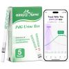 Picture of Easy@Home PdG Test Strips: 5 Pack - Track Ovulation Insights with Progesterone Urine Tests - at Home Fertility Test for Women with Premom Ovulation App - PdG (Pregnanediol Glucuronide) Tests