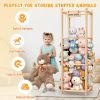 Picture of Woodure Stuffed Animal Storage & Organizer, Wooden Cute Zoo Toy Holder for Toddler Rooms, Playrooms & Bedrooms