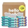 Picture of Hello Bello Premium Fragrance-Free Baby Wipes, with Chamomile & Aloe Extracts for Sensitive Skin - 12 Resealable Packs = 720 Total Wipes
