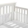 Picture of BreathableBaby Breathable Mesh Liner for Full-Size Cribs, Classic 3mm Mesh, White (Size 4FS Covers 3 or 4 Sides)