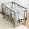 Picture of BreathableBaby Breathable Mesh Liner for Full-Size Cribs, Classic 3mm Mesh, White (Size 4FS Covers 3 or 4 Sides)