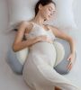 Picture of Pregnancy Pillows for Sleeping, Memory Foam Maternity Pillow Support for Back Belly HIPS, Adjustable Travel Wedge Pillow for Pregnant Women, Side Sleeping Pregnant Pillows with Cooling Pillowcase
