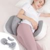 Picture of Chilling Home Pregnancy Pillow, Maternity Pillow for Pregnant Women, Pregnancy Pillows for Sleeping Portable, Pregnancy Wedge Pillow, Body Pillow Support for Back, Belly, Waist, Grey