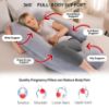 Picture of Wodsfay U-Shaped Pregnancy Pillow for Sleeping, Full Body Support for Back, HIPS & Belly - 57 Inch Maternity Pillow with Machine Washable Cover | Maternity Essential