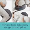 Picture of Hiccapop Pregnancy Pillow Wedge for Belly Support | Maternity Wedge Pillow | Belly Wedge Pillow | Pregnancy Wedge Pillows Support Body, Legs, Back, Knees