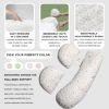 Picture of YZCCtixi Pregnancy Pillow - Full Body Maternity Support for Back & HIPS, Soft Sleeping Pillow with Removable Cover, Comfort for Side Sleepers and Pregnancy