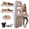 Picture of Inflatable Pregnancy Pillow with Belly & Head Hole, Prone Pregnancy Pillow for Stomach Sleepers, Belly Pillow Pregnancy Mattress for Pregnant Women, Maternity airbed Pool Float for Tummy Massage