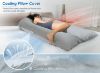 Picture of QUEEN ROSE Extra Long U Shaped Body Pillow, Cooling Pregnancy Pillows for Sleeping, 65 Inch Full Body Support Maternity Pillow for Adults, Support for Back, Hip, Legs for Pregnant Women, Grey