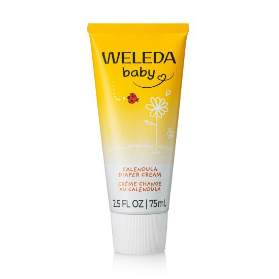 Picture of Weleda Baby Calendula Diaper Cream, 2.8 Fluid Ounce, Plant Rich Protection with Calendula, Chamomile, Sweet Almond Oil, Lanolin and Zinc Oxide