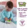 Picture of Boogie Wipes, Saline Wipes for Baby & Kids, Nose Booger Wipes for Allergy Relief, Face, Hand & Body, Made with Vitamin E, Aloe and Natural Saline, Unscented, 30 Count (Pack of 3)