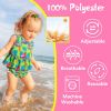 Picture of Babygoal Baby Girl Swim Diapers 3 Pack for 8M-3T Babies and Toddlers, Reusable Adjustable Washable for Swimming Lessons-Flower