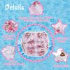 Picture of Babygoal Baby Girl Swim Diapers 3 Pack for 8M-3T Babies and Toddlers, Reusable Adjustable Washable for Swimming Lessons-Flower