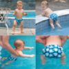 Picture of ALVABABY Swim Diapers 2pcs Baby & Toddler Snap One Size Reusable Adjustable Baby Boys' Swim Diapers for Swimming Lessons SW18-21