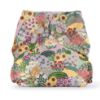 Picture of Esembly Cloth Diaper Cover - Reusable Swim Diaper, Waterproof, Breathable - Adjustable Outer Layer Over Absorbent Inner for Blowout Protection - Botanic Garden, Size 1 (7-17lbs)