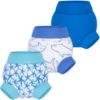 Picture of BIG ELEPHANT Reusable Baby Swim Diapers - 3 Pack for Boys - Adjustable, Easy to Wash, Soft & Waterproof, 12-24 Months