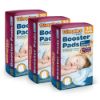 Picture of Inspire Dimples Booster Pads, Baby Diaper Doubler with Adhesive - 1 Size Fits All Diapers - Boosts Diaper Absorbency - No More leaks 90 Count (with Adhesive for Secure Fit)