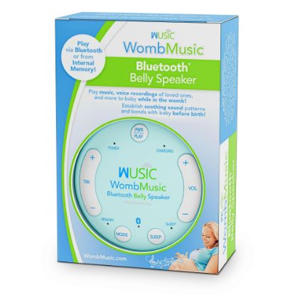 Picture of Wusic Safe Wireless Pregnancy Headphones for Belly - Womb Music Bluetooth Baby Headphones for Bonding, Pregnancy Essentials for First Time Moms, One-Tap Bluetooth Plays 8+ Hours of Music to Your Baby
