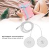 Picture of Baby Bump Headphones, Prenatal Belly Speakers for Women During Pregnancy, 12 Sticker Pregnancy Headphone for Women Mother, White