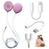 Picture of Valman Pregnancy Headphones for Belly,Belly Headphones for Pregnant Women,Safely Play Music to Your Baby in The Wombwith Apple and Android Adapter Cable,Good Sound Quality,Easy to Operate,Pink