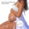 Picture of Cunyuer Baby Bump Headphones, Prenatal Belly Speaker, Pregnancy Belly Speaker Portable Music Player, Portable Music Play Prenatal Belly Speaker