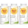 Picture of Burt's Bees Baby Dusting Powder, Natural Origin, Talc-Free, Pediatrician Tested, 7.5 Ounces, Pack of 3, Pack May Vary