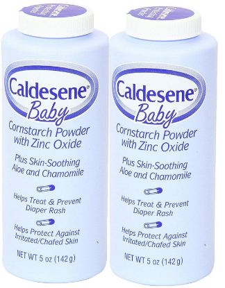 Picture of Caldesene Baby Cornstarch Powder With Zinc Oxide 5 oz (Pack of 2)