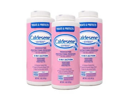 Picture of Caldesene Medicated Protecting Powder with Zinc Oxide & Cornstarch-Talc Free, 5 Ounce (3 Pack)