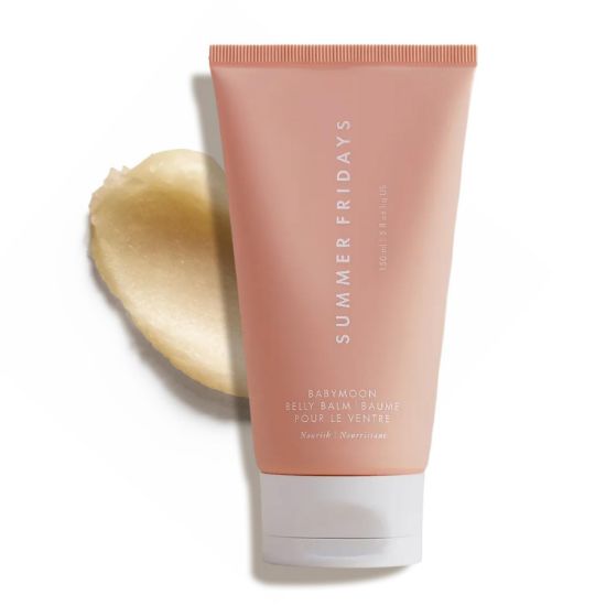 Picture of Summer Fridays Babymoon Belly Balm - Nourishing Balm + Body Moisturizer Enriched with Calendula Oil + Vitamin E to Help Reduce the Appearance of Stretch Marks and Dry Skin (5 Fl Oz)