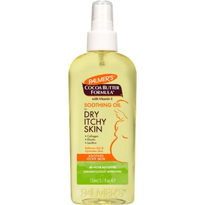 Picture of Palmer's Cocoa Butter Formula Soothing Oil with Vitamin E, Dry, Itchy Skin Relief, Anti-Itch Body Oil, 5.1 Ounces