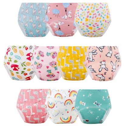 Picture of Potty Training Pants for Boys Girls, Learning Designs Training Underwear Pants (10 Packs, 2-4T)