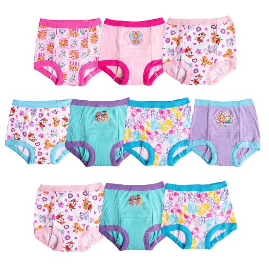 Picture of Paw Patrol Girls Toddler Potty Training Pants With Chase, Skye & More With Success Chart & Stickers Size 18, 2T, 3T, 4T, 10-Pack, 3T
