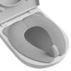 Picture of Travel Potty Seat for Toddler & Kid, Maliton Portable Potty Seat with Storage Bag, Foldable Potty for Toddler Travel, Non-Slip Potty Training Toilet Seat Cover with Splash Guard (Grey)