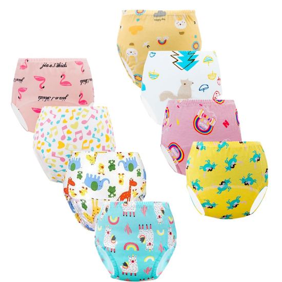 Picture of Potty Training Underwear for Girls, Toddler Learning Designs Training Pants(8 Packs, Multi-Colored, 3-4T, M)