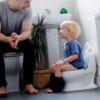 Picture of Nuby My Real Potty Training Toilet with Life-Like Flush Button and Sound - 18+ Months - White