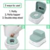 Picture of Ingenuity Prepare to Potty 3-in-1 System - Potty Training Toilet, Topper, Step Stool, Easy Setup, for Toddlers Ages 18 Months+