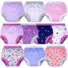 Picture of BIG ELEPHANT Potty Training Underwear, Cotton Absorbent Unisex Toddler Pee Pants for Boys & Girls (Floral Series, 10-Pack, 2T)