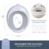 Picture of Dreambaby Non-Slip Potty Training Seat, Soft & Comfortable, Easy to Clean, Travel-Friendly, for Toddler Boys and Girls, Fits Round & Oval Toilets