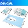 Picture of 50 Pack Toilet Seat Covers Disposable - Waterproof 16x24 Inch Extra Large Individually Wrapped Toilet Seat Shields Travel Accessories for Adults Kids