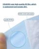 Picture of FLOGOSO 50 Pack Disposable Toilet Seat Covers 16x24 Inch Extra Large Individually Wrapped Toilet Seat Shields Travel Accessories for Adults Kids-Blue