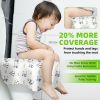 Picture of Upgraded Disposable Toilet Seat Covers (20 Pack) - Waterproof, Cute Panda Print, Travel-Friendly Individual Packs, Suitable for Kids & Adults, Perfect for Toddlers Potty Training in Public Restrooms