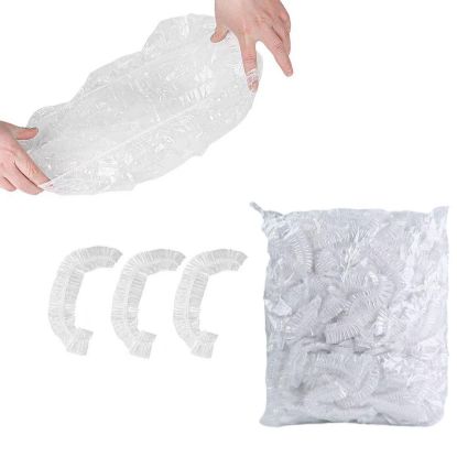 Picture of OULIGET Potty Chair Liners with Elastic, Portable Potty Training Bags, Potty Refill Liners Disposable for Toddlers Kids and Baby,Toilet Seat Cover,17x8Inches,Clear