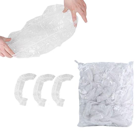 Picture of OULIGET Potty Chair Liners with Elastic, Portable Potty Training Bags, Potty Refill Liners Disposable for Toddlers Kids and Baby,Toilet Seat Cover,17x8Inches,Clear