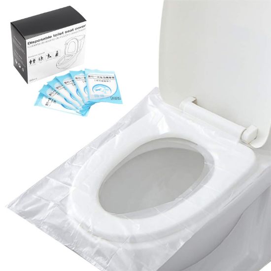 Picture of Toilet Seat Covers Disposable 60 pack for Travel Toilet Seat Cover Friendly Packing for Kids Potty Training and Adult