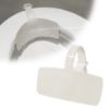 Picture of Toilet Pee Splash Guard - Urine Deflector Blocks Leaks Center Strap with Built-in O-Ring | Comfortable Pee Shield for Toddlers, Potty Training & Elderly | Fits Most Toilet Seats (1, 11.4x6.3inch)