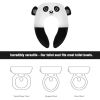 Picture of PandaEar Toilet Seat Cover | Folding Travel Toilet Seat for Children and Potty Training | Portable Silicone Toilet Seat for Toddlers, Boys & Girls with Non-Slip Silicone Pads -Panda
