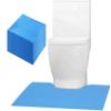 Picture of Upgraded 25 Pack Disposable Toilet Mats,Super Absorbent Toilet Floor Protector from Urine,Disposable Toilet Floor Mat for Urine,U Shaped Toilet Mat for Urine,Around Toilet Floor Protector 24" x 22"