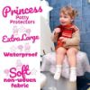 Picture of Princess Disposable Toilet Seat Cover for Kids 20 Pack, XL, Waterproof & Individually Wrapped Toddler Toilet Covers Disposable for Travel, Potty Liners for Toddlers, Potty Training for Girls and Boys